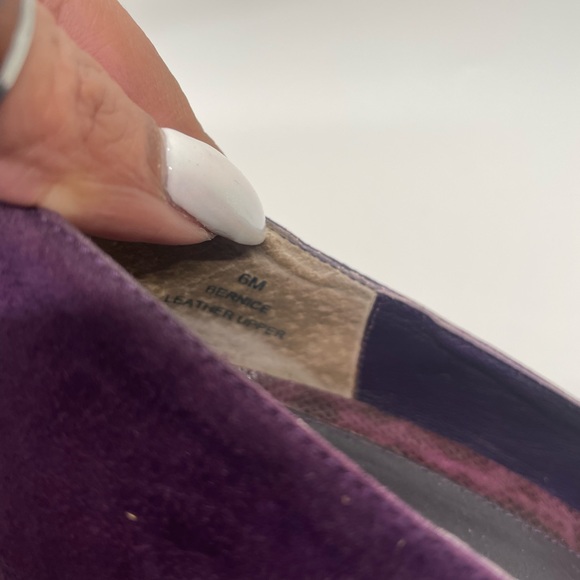 Gorgeous purple suede size 6 heels - Picture 6 of 6